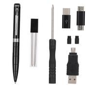 Penna luminosa a LED, scrive al buio con una scrittura fluida, include batteria a lunga durata e ricariche per una creatività notturna senza fine.