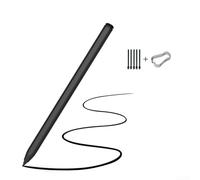 Penna magnetica EMR per 2/1, 4096 livelli di pressione e gomma, sensibilità all'inclinazione e assorbimento magnetico, 1 penna elettromagnetica, 5 ricariche per pennarelli, 1 clip per penne (nero)