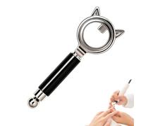 Penna magnetica - Strumento di progettazione circolare effetto perline per il controllo dello styling del gel, nucleo magnetico con bacchetta con motivo acrilico, creatore portatile per manicure