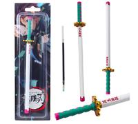 Penna metallica a forma di katana ispirata agli anime