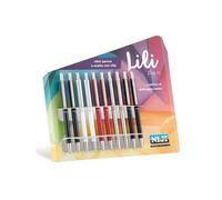 Penna mini a scatto da agenda - colori assortiti - Niji Italiana - conf. 10 pezzi