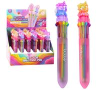Penna multicolore automatica Unicorn per bambini 10 in 1
