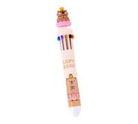 Penna Multicolore Cartoon Ballpoint Pen 10 Color-in-1 Scrittura Scrivi Senza Intoppi Per Lo Studente Journaling Per Adulti