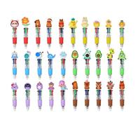 Penna Multicolore Retrattile 4 Penne a Color-in-1 Punta Da 0,7 Mm Per Studenti Che Scrivono Appunti Nel Diario