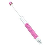Penna multifunzione 5 in 1 con cacciavite, righello a sfera, perline in metallo, per progetti artistici e schizzi, artigianato artistico professionale con righello