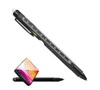 Penna Multifunzione - 9 In 1 Strumento Portatile Con Luce LED - Penna da Lavoro con Livella, Righello e Apri bottiglie | per Adulti, Regalo per Natale e Compleanno, per Lavoro e all'Aperto