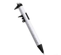 Penna multifunzione a corsoio da 150 mm con sfera a rullo con inchiostro gel da 1 0 mm, per misurare la lunghezza e attività di scrittura in ambienti di ufficio e scuola (nero)