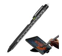 Penna Multiutensile: Penna Da Costruzione Con Cacciavite, Livella, Righello E Apribottiglie | Strumento Multifunzionale 9 In 1 Con Luce LED | Per Il Regalo Di Compleanno Di Natale Del Padre, Fidanzato