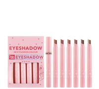 Penna ombretto a doppio colore 6 pezzi 12 colori | Silk -Soft Eyeshadow Pins Eyes Make Up | Make -adsting a lungo senza imbrattare | Pencil per occhi cosmetici con gradiente di colore | Pratico