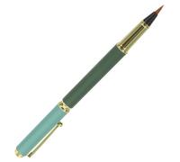 Penna Pennello Ricaricabile Verde per Scrittura e Disegno, Morbida | Lettere e Disegno, Plastico e Lega, Sacche Inchiostro Incluse, Uso Versatile su Vari Tipi di Carta