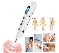 Penna Per Agopuntura Elettronica (9 Intensità Regolabili + 3 Modalità), Penna Per Massaggio Con Dragaggio Dei Meridiani, Rileva Automaticamente I Punti Di Agopuntura, Favorisce La Circolazione