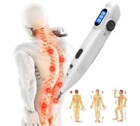 Penna Per Agopuntura,Penna Per Massaggio Elettronico,Rilevamento Automatico Dei Punti Di Agopuntura,9 Intensità Regolabili + 3 Modalità,Penna Massaggio Agopuntura Per Alleviare Il Dolore Muscolare