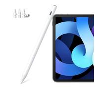 Penna per Apple iPad (2018-2024),Stylus Pencil con Sensibile all'inclinazione & Rigetto del Palmo，13 Minuti di Ricarica Rapida，Compatibile con iPad 10/9/8/7/6, iPad Pro 12.9/11/Air 5/4/3/Mini 6/5