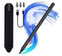 Penna per Apple iPad 2018-2025, Pencil iPad Ricarica Rapida, Stylus Pen con Rigetto del Palmo, Sensibilità All'inclinazione per ipad A16 11/10/9/8/7/6,Pro 11/12.9,Air 3/4/5/M2/M3,Mini 5/6
