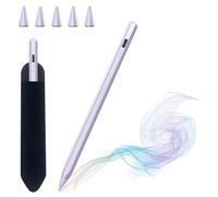 Penna per Apple iPad 2018-2025, Pencil per iPad con Ricarica Rapida, Sensibile all'inclinazione, Rifiuto del Palmo, Compatibile iPad 11/10/9/8/7/6, Air M3/M2/5/4/3, Mini 6/5,Pro M4 13"/12,9"/11"