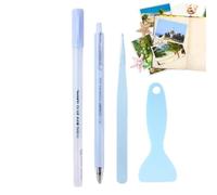 Penna per colla per scrapbooking, set di penne per colla | Kit per scrapbooking manuale | Strumento di creazione artigianale per arte con la carta, collage, creazione di cartoline e vari lavori manual