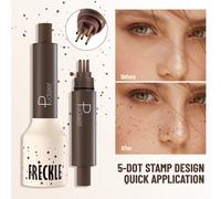 Pudaier - Natural 5-Dot Freckle Stamp - 4 Colors 03# Coffee - 1.2ml