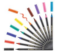 Penna Per Feltro Edding 1340 Con Punta A Pennello Flessibile Confezione Da 10