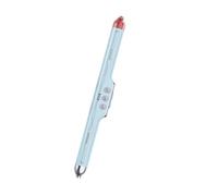 Penna per inchiostri per esami per studenti con sistemi ricarica a 2 colori, design ergonomico a forma sottomarino Punta in acciaio da 0, 5 mm Inchiostri gel Pen Gel