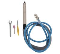 Penna per incisione pneumatica, kit di penna smerigliatrice ad aria con mandrino M3 e connessione del tubo NPT da 1/4 di pollice, 65000 giri/min per l’incisione su metallo, vetro e