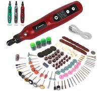 Penna per incisione wireless USB Mini penna per trapano a batteria ricaricabile Strumento rotante per velocità Set di accessori per molatura Dremel