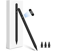 Penna per iPad 2018-2025：Pencil 1 Generazione per iPad con Display LED, Ricarica Rapida USB-C，All"inclinazione, Rifiuto del Palmo, Pencil USB C pour i-Pad 6/7/8/9, Air 3/4/5, Mini 5/6, Pro 11/12.9