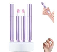 Penna per la cura delle unghie 3 in 1, penna e spingi cuticole per olio, penna spingi cuticole, penna nutriente per unghie con pellicine, secche e danneggiate, idrata, illumina le unghie(2pcs)