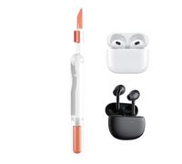 Penna per la pulizia degli auricolari - Pulitore per auricolari | Pennello per pulizia elettronica, Pennello per pulizia auricolari Strumenti con doppia testa, Rimozione polvere elettronica morbida m