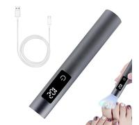 Penna per lampada UV per unghie, penna per lampada per unghie a LED - Lampada e asciuga unghie UV portatile ad asciugatura rapida - Essiccatore per unghie con interruttore tattile per smalto gel, luce