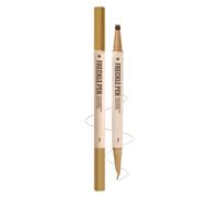 Penna Per Lentiggini Doppia Punta, Eyeliner Liquido A Punta Fine Con Timbro, Cosmetico Multiuso Resistente All’acqua E Al Sudore, Macchie Naturali Ed Eyeliner Adatto Per Principianti (01#)