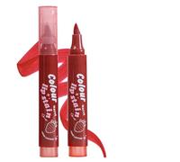 Penna Per Lucidalabbra Rosso Opaco - Rossetto Antimacchia Con Pennarello Per Labbra, Cosmetici Colorati A Lunga Durata | Forniture Altamente Pigmentate Per Cosmetici Di Uso Quotidiano Per Feste Di Via