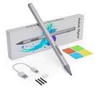 Penna per Microsoft Surface Pro 9/10/11/8/X/7/7 plus/6/5/4/3, Surface Pen per Surface GO 2/GO 3/Laptop/Book/Studio, 4096 Sensibilità alla Pressione, Palm Rejection, Magnetica