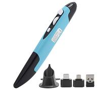 Penna per Mouse per Computer, Penna Wireless Ottica Plug and Play, Robusta e Stabile per Computer Portatili