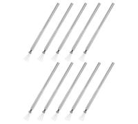 Penna per Nail Art Argento a 7 Aghi in Acciaio Inox 10 Pezzi | Tratti Precisi, Pin Pieghevoli, per Linee Sottili e Lavori DIY