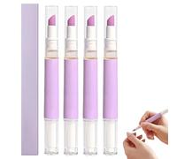 Penna per olio spingi cuticole con profumi per donna, penna portatile per la cura delle unghie per ammorbidire e idratare le cuticole, riparare e idratare le unghie secche e danneggiate (4Pezzo)