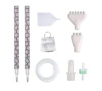 Penna Per Pittura A Gemme Con Aspirazione | Forniture Per Artigianato Ergonomiche Con Impugnature Antiscivolo - Strumenti Per Arte Con Gemme,Per Adulti Bambini Principianti Uso Domestico E Scolastico