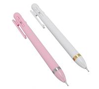 Penna per Pittura Punteggiata per Nail Art, Kit Manicure con 4 Punte a Sfera Bianco Rosa, per Creare Effetti Unici per Nail Art, con Punte Arrotondate, Facile Maneggiare