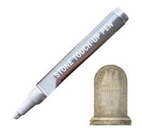 Penna per pittura su lapide - Pennarello per restauro con scritte in oro, strumento per ritocco per iscrizioni sulla lapide commemorativa, inchiostro per riparazione di pietre tombali resistente agli