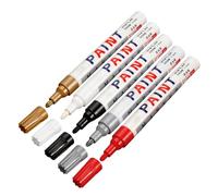 Penna Per Pittura Tombstone A 5 Colori - Pennarello Con Punta Da 1,0-3,5 Mm | Pennarello Per Incisione Su Lapide Impermeabile, Strumento Di Riparazione Di Lettere Resistente Alle Intemperie Per Artigi