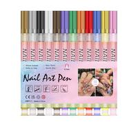 Penna per pittura unghie Punte per Dotting e Liner ad Asciugatura Rapida