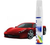 Penna per ritocchi per riparazione graffi con pennello a doppia punta e accurata per la formula di corrispondenza dei colori, nero, bianco, argento, rosso, blu, marrone, oro, bianco perlato, flacone