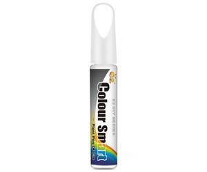 Penna per ritocco da 1 pezzo Vernice per ritocco per auto con doppi metodi di applicazione Penna per riparazione professionale con corrispondenza dei colori bianca