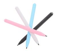 Penna per Scrittura su Tavoletta Lcd, 4 Pezzi, Plastica | Lunghezza Comoda, Leggera da Tenere in Mano, per Nota e Calcolo, Adatta a Schermi Digitali