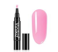 Penna Per Smalto Per Unghie, 3 in 1 Smalto Per Unghie One Step UV Nail Polish Pen Perfect Nail Art Gel Polish Pen Soak off Gel Nail Polish Pencil Nail Art Tools