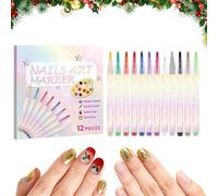 Penna Per Smalto Per Unghie Marcatore Per Manicure Design A 12 Colori