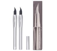 Penna Per Sopracciglia A Due Poti - Penna Per Sopracciglia Impermeabile | Testa A Biforcazione Non Fatta Da 0,8 Ml PEEN, A Due Punte, Prodotto Cosmetico, Pennello Per Il Colore Del Viso, Per Do