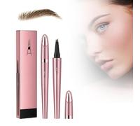 Penna per sopracciglia microblading, penna per contorno matita liquida per sopracciglia a quattro artigli 3D microblading, matita per tatuaggi con matita per sopracciglia (Light Brown #1)