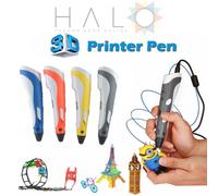 PENNA PER STAMPA STEREOSCOPICA 3D CON SET DI 3 FILAMENTI INCLUSI AZZURRO