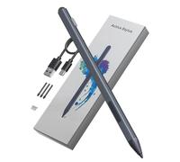 Penna per Surface con Touch Pen/Ricarica USB C/Gomma, Penna Surface per Surface Pro 12/11/10/9/8/7/6/5/4/3/X, Go/Book 1-3/Laptop 1-5/Studio, Stilo per Surface con Palm Rejection, 4096 Pressione