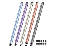 Penna per Tablet MEKO 2 in 1 Penna pour iPad/iPhone/Samsung/Android/IOS, Penna Touch Tablette ad Alta Sensibilità e Precisione con 10 Punte di Ricambio